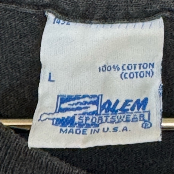 Vintage Aged 1994 San Francisco 49ers Steve Young NFL Black Men's L T-Shirt RARE - Picture 8 of 8